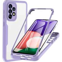 ราคา SAMSUNG เคสโทรศัพท์กันกระแทกสําหรับsamsung Galaxy A53 A33 A23 A73 A13 A32 M32 A52 A52S A72 A22 5G A32 4Gกรณีพร้อมป้องกันกล้อง360องศาFull Body Shell PCปลอกสองด้าน (29704108108)