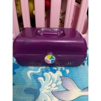 ราคา กล่องเก็บของ Fondfest Caboodles Made in USA Purple sparkle กล่องเครื่องสำอาง แท้มือสอง สภาพใหม่ กระจกบานใหญ่ ไซค์ L (29337175631)