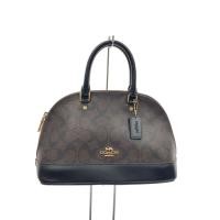 ราคา COACH handbags mini sierra satchel _ signature black leather Direct from Japan Secondhand (54054015587)