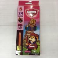 ราคา ดินสอสีไม้มาสเตอร์อาร์ต 12 แท่ง 24 สี 2 หัว (1160159838)