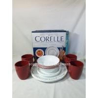 ราคา Corelle Febe 16 pcs. / จานชุด Febe 16 ชิ้น (16224085724)