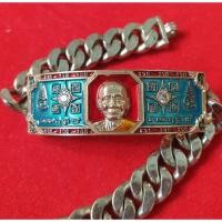ราคา เลส หลวงพ่อเพี้ยน วัดเกริ่นกฐิน เนื้ออัลปาก้าลงยาฝังเพชร (9569440444)