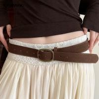 ราคา YYDIANWU เข็มขัดคาดเอวธุรกิจ, เข็มขัดหนังหนังนิ่มหัวเข็มขัดขาลําลอง, เข็มขัดย้อนยุคดีไซน์หรูหราอินเทรนด์สําหรับผู้หญิง (56053624366)