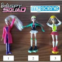 ราคา (มือสอง) ตุ๊กตา Barbie บาร์บี้ Mattel ของแท้ ลิขสิทธิ์แท้ จาก McDonald ชุด Spy Squad , my scene chelsea , The Dreamhouse (23079853736)