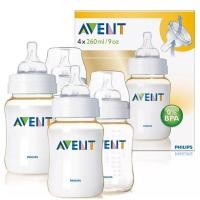ราคา AVENT สีชาขนาด9ออนซ์แพค4ขวด (871055188)