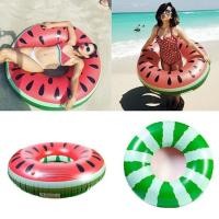 ราคา ห่วงยาง แตงโมสีแดง ห่วงยาง ห่วงยางแฟนซี แพยางเป่าลม ที่นอนเป่าลม (6346860685)