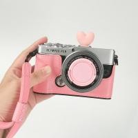 ราคา เหมาะสําหรับ Olympus ep7 เคสป้องกัน em10 ฐานรุ่นที่สี่ em10-3 อุปกรณ์เสริมสีชมพู OM5II กระเป๋ากล้อง (43127909074)