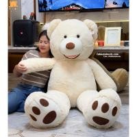 ราคา ตุ๊กตาหมีตัวใหญ่ ขนาด 80cm-2m ตุ๊กตาหมีขนนุ่มฟู ของขวัญเซอร์ไพรส์วันเกิด แต่งร้านคาเฟ่ (43762116817)