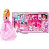 ราคา Beauty Play Set ตุ๊กตาบาร์บี้เจ้าหญิงในชุดราตรียาว พร้อมอุปกรณ์แต่งหน้า ทำผม อุปกรณ์แต่งตัวหลายรายการ กล่องใหญ่ (23351407302)