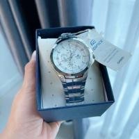 ราคา มีเข็มบอกวัน,วันที่ กันน้ำ 100 ม. ✨ นาฬิกา Edifice EF-326D-7AVDF (25874023107)