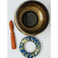 ราคา ขันทิเบต ขันวน ขันสมาธิ ขันสปา ระฆังทิเบต แบบทุบลายด้วยมือ พร้อมไม้วนขัน ขนาด ปากกว้าง15 cm (27341501079)