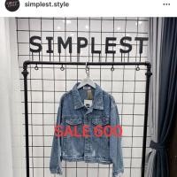 ราคา แจ๊คเก็ตยีนส์ เสื้อคลุมยีนส์ ผ้ายีนส์ดีมาก เท่มาก (4517364569)