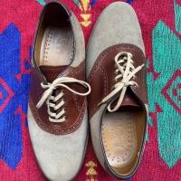 ราคา รองเท้า Vintage 80s L.L.bean saddle Oxford shoes Size 8 made in USA-ของมือสอง (24402842893)