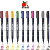 ราคา Tombow Fudenosuke Hard Tip Brush Pen l ปากกาหัวพู่กัน ชนิดหัวแข็ง (2905740552)