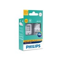 ราคา PHILIPS Ultinon LED หลอดไฟเลี้ยว T20 แสงสีส้ม 11065ULAX2 [2 หลอด] (18072479583)