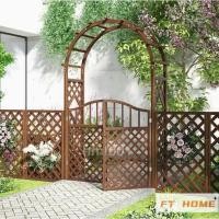 ราคา ประตูรั้วนอกบ้าน ประตูกั้นไม้ ประตูรั้วไม้กันสนิม ประตูรั้วไม้ลานบ้าน (29159476770)