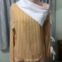 ราคา เสื้อเชิ้ตแขนยาว ไหล่เฉียง อก 36” (2638048692)