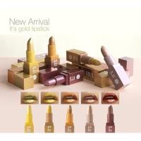 ราคา ลดเหลือแท่งละ 10 บาท Cathy Doll It's Gold Lipstick ลิปสีทอง ลิปประกายทองคำ เคที่ดอลล์ แต่งเปลือกตาหรือแต่งเป็นไฮไลท์ได้ (20179057283)