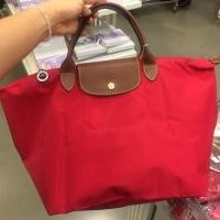 ราคา ลด 50% จากป้าย กระเป๋า Longchamp แท้% size M หูสั้น (586287010)