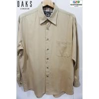 ราคา DAKS LONDON แท้ เสื้อเชิ๊ตแขนยาวสีครีม (1520471975)