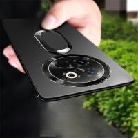 ราคา เคสโทรศัพท์สําหรับ ZTE AXON 60 Ultra ปกหลังนิ้วมือแหวนโลหะ Kickstand ผู้ถือรถ Matte Soft ซิลิโคนสําหรับ ZTE AXON 60Ultra ฝาครอบกรณี (41277568075)