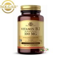 ราคา Solgar Vitamin B2 (Riboflavin) 100 mg 100 Vegetable Capsules วิตามินบี 2 (100 เวจจี้แคปซูล) (18470824525)