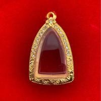 ราคา กรอบพระ กรอบชุบทอง ฝังเพชร ใส่หลวงปู่ทวด หลังเตารีด ขนาดหน้าจอกระจก สูง 3.6 x กว้าง 2.3cm (แถมฟรีห่วงกับยางรอง) (44250849441)