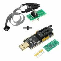 ราคา CH341A 24 25 Series EEPROM แฟลช BIOS โปรแกรมเมอร์ USB + คลิปออนบอร์ด SOIC8 (54650153186)