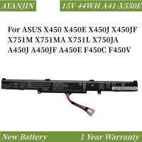ราคา 15V A41-X550E แบตเตอรี่แล็ปท็อปสำหรับ ASUS X450 X450E X450J A450J X751MA X751L X750JA F450C F450V (29400525879)