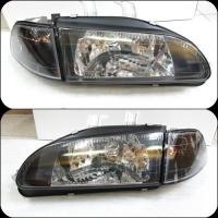 ราคา โคมไฟหน้า HONDA CIVIC ปี 1992-1995 โคมเพชรดำ+มุมดำ 4 ชิ้น (9087673687)