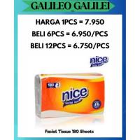 ราคา GW TISSUE NICE 180 แผ่น 360 แผ่น 2 ชั้น / DAILY FACIAL TISSUE NICE DRY TISSUE (40177656382)