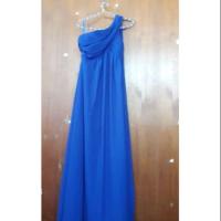 ราคา เดรสยาวสีน้ำเงินปาดไหล่หางลาก (2060218075)