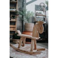 ราคา พร้อมส่ง ม้าไม้ ม้าโยก งานไม้สัก (4861364907)