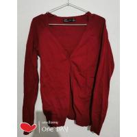 ราคา เสื้อคาดิแกนสีแดงเลือดหมู (16132151571)