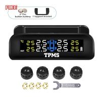 ราคา TPMS วัดลมยางรถยนต์ เครื่องวัดความดันอากาศแบบไร้สายพร้อม USB พลังงานแสงอาทิตย์ (41003742170)