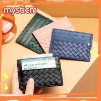 ราคา จัดส่งจากประเทศไทยMYSTICM ที่ใส่บัตรเครดิต, กระเป๋าหนัง PU หลากสี, Simple Multi Slot กระเป๋าสตางค์ใบเล็กบางเฉียบสําหรับผู้หญิง Man (50604179418)