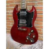 ราคา กีตาร์ไฟฟ้าทรงSGขอบบางแบบต้นฉบับจากMcLorenceงานและSpecระดับพรีเมี่ยมเสียงดีมาก (24288169615)