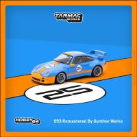 ราคา 993 Remastered By Gunther Werks Blue / Orange - New rims 1:64 (TARMAC WORKS) (24034258489)