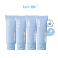 ราคา 4 หลอด - SOONSU Super Mild Moisture Sunscreen Cream SPF 50+ PA++++ (28832464427)