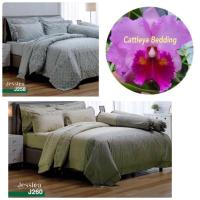 ราคา JESSICA ลาน j 258 260 ผ้านวม พร้อม ผ้าปู เจสสิก้า jessica 5 ฟุต 6 ฟุต รัดมุม สีพื้นTC cattleya แคทลียา (1457912308)