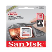 ราคา Sandisk เมมโมรี่การ์ด 16GB Ultra Class 10 48MB/s ของแท้ (153061370)