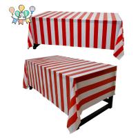 ราคา ผ้าปูโต๊ะปาร์ตี้ BTLIM, เสื่อแถบผ้าละครสัตว์วันเกิดปิคนิค, อุปกรณ์ประกอบฉากภาพคริสต์มาสลายทางสีแดงและสีขาว (50004397312)