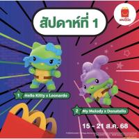 ราคา McDonald's::: Happy Meal - TMNT x Hello Kitty & Friends✨ขายคู่เบอร์ 1และ เบอร์2 (43313496628)