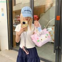 ราคา กระเป๋าถือคิตตี้ ลายการ์ตูนสีชมพู ทำจากผ้าใบ ทนทานและน่ารัก มีความจุขนาดใหญ่ (48903955910)