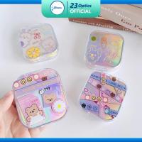 ราคา เซ็ตตลับคอนแทคเลนส์ลายการ์ตูน ตลับคอนแทคเลนส์ มีกระจกใจตัว ตลับแช่เลนส์ ตลับ กล่องเก็บเลนส์ กล่องใส่เลนส์ (21070903790)