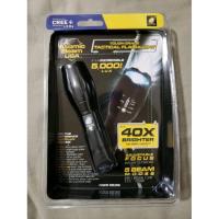 ราคา ไฟฉาย ไฟฉายแรงสูง ไฟฉายความสว่างสูง ปรับความสว่างได้ 5 โหมด ส่องได้ไกล 200 เมตร กันน้ำได้ LED CREE XML T6 Flashlight Fla (1861088834)