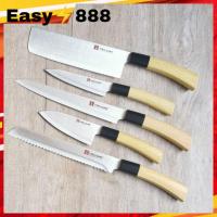 ราคา ชุดมีดทำครัว 5 เล่ม มีดทำอาหาร มีดหั่นเนื้อ มีดแล่ปลา มีดหั่นผัก มีดปลอกผลไม้ มีดเลาะกระดูก มีดคมๆ มีดหั่นขนมปัง (12894137166)