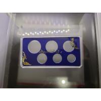 ราคา ตลับ ทรงสี่เหลี่ยม ใส่เหรียญหมุนเวียน รัชกาลที่9 (6ช่อง) ใส้บังคับเหรียญกำมะหยี่ (20671717759)