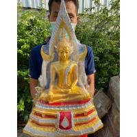 ราคา พระพุทธชินราช หน้าตัก9นิ้ว กว้าง15นิ้ว สูง 23นิ้ว ประดับกากเพชรเงิน (17745182260)
