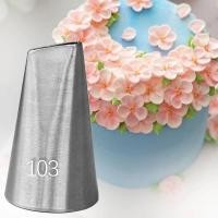 ราคา หัวบีบครีมเบอร์ 103 หัวบีบกลีบกุหลาบ PETAL TUBES หัวบีบครีมสแตนเลส ขนาดเล็ก (13755554827)